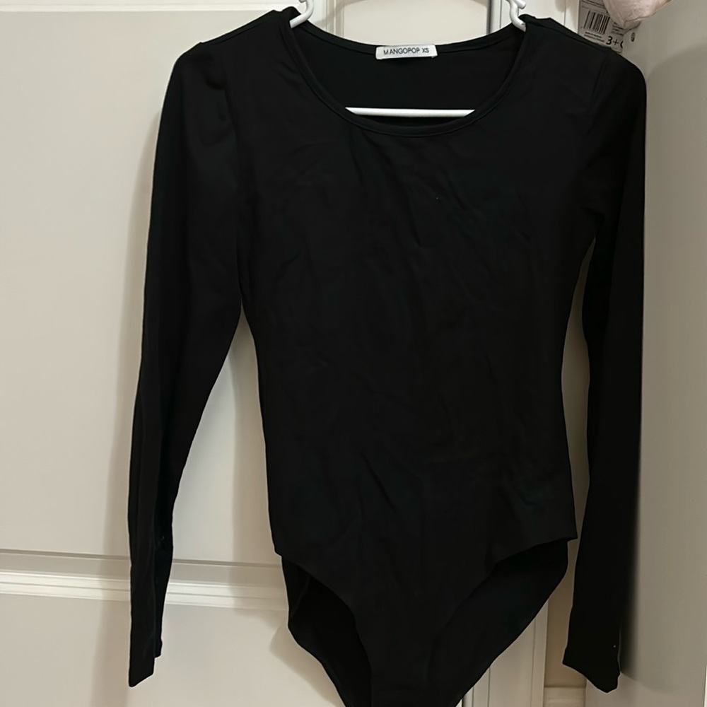 Black Long Sleeve Bodysuit